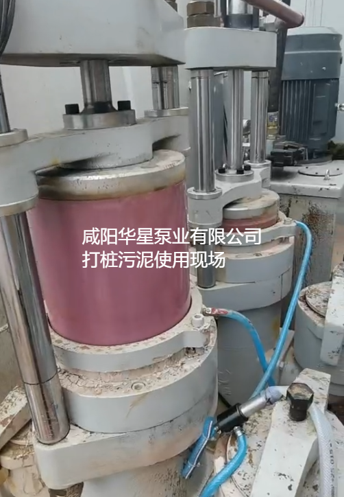 車(chē)載壓濾機配柱塞泵-打樁污泥現場(chǎng)-02